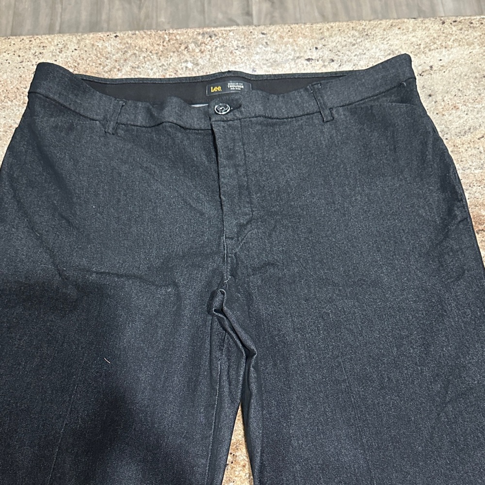 Lee Charcoal Denim Trousers